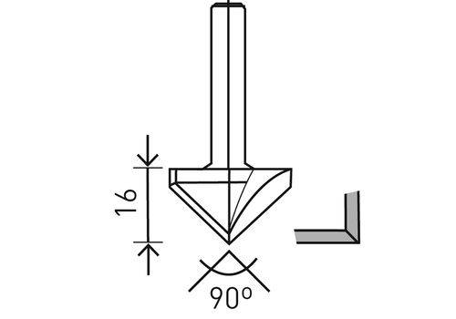 Festool Gipskartonfräser HW S8 D32/90°