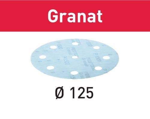 Festool Schleifscheiben Granat STF D125/8 P1500 GR/50 - 497182