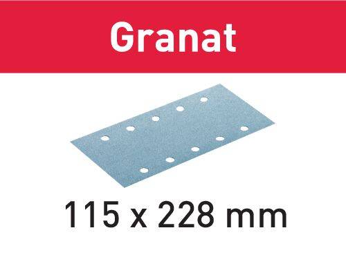 Schleifstreifen STF 115X228 P220 GR/100 Granat, FESTOOL powered by UPR