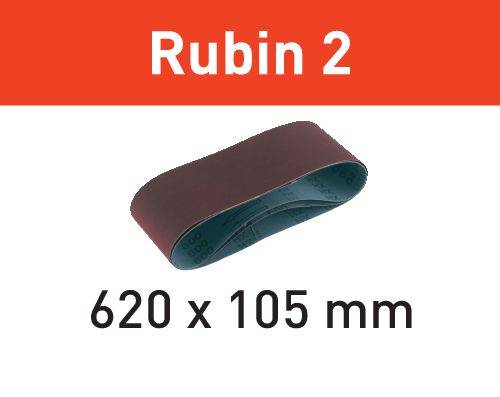 Festool 10x Rubin Schleifband L620X105-P40 RU2/10 - 499149