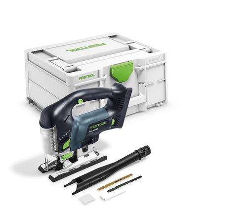 Festool Akku-Pendelstichsäge PSBC 420 EB-Basic CARVEX, incl. Stichsägeblatt-Set, Zubehör, Systainer