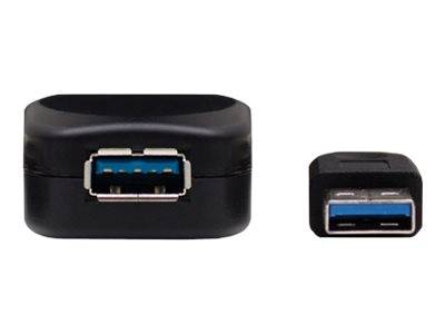 Manhattan USB-Kabel USB 3.2 Gen1 (USB 3.0 / USB 3.1 Gen1) USB-A Stecker, USB-A Buchse 5.00 m Schwarz 150712