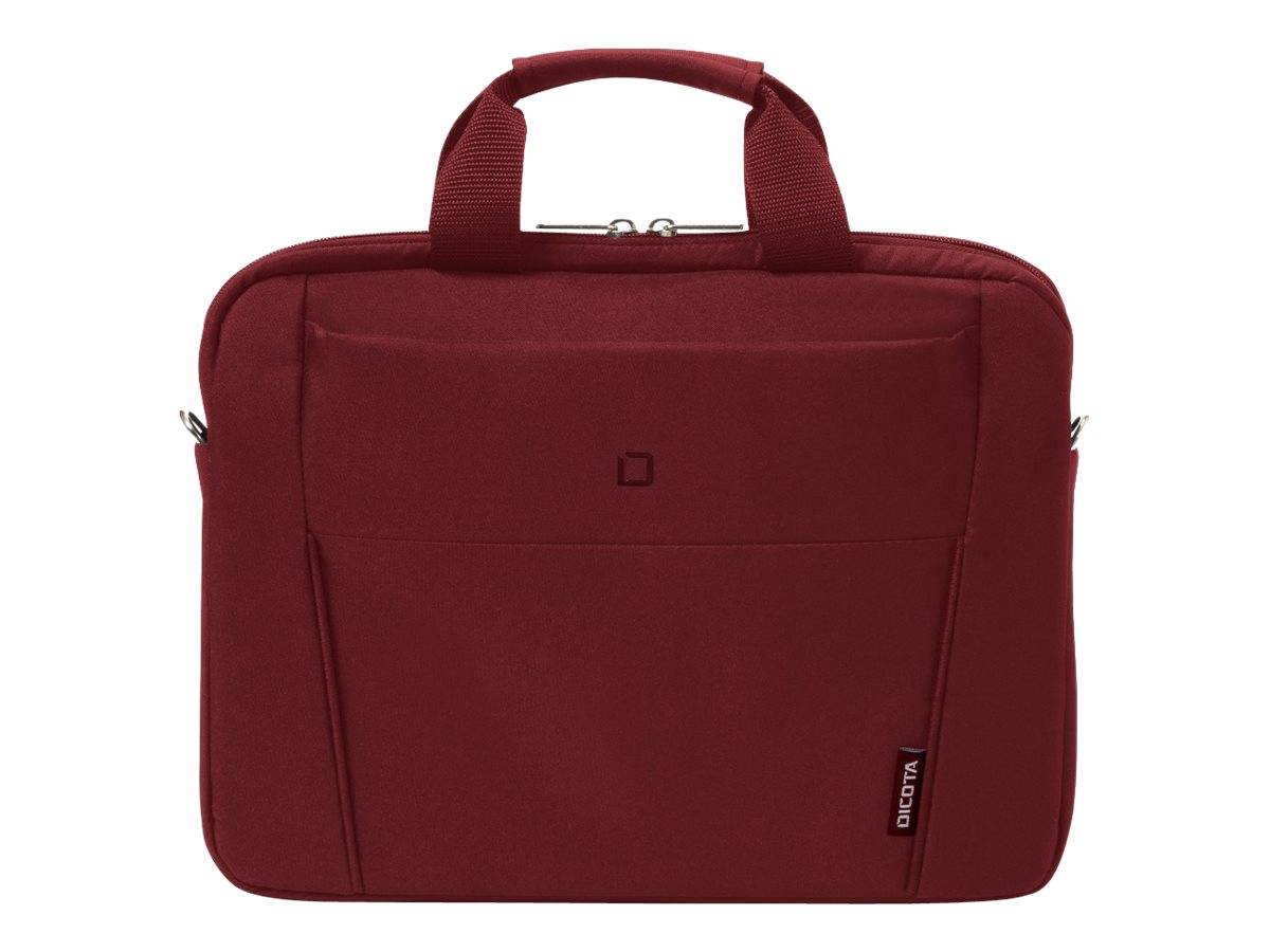 Dicota Notebook Tasche Tasche / Notebook / Slim Case BASE / Passend für maximal: 35,8 cm (14,1") Rot