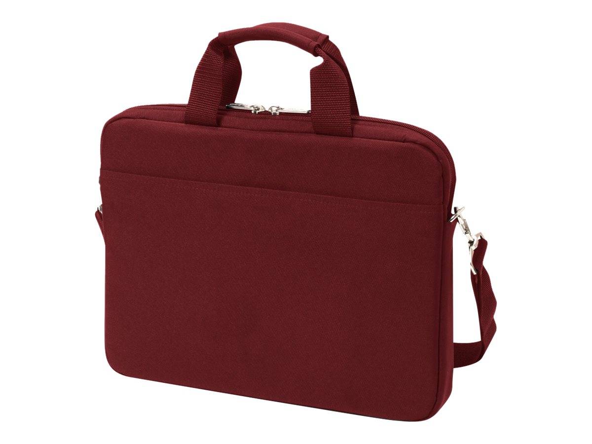 Dicota Notebook Tasche Tasche / Notebook / Slim Case BASE / Passend für maximal: 35,8 cm (14,1") Rot