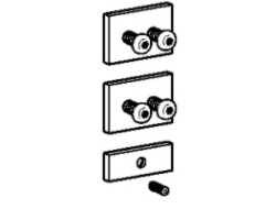 Ergotron Montage-Kit Track Mount Bracket Kit for CPU Holders 60-156 Silber Belastbar bis=0.5 kg