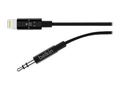 Belkin - Kabel Lightning auf Kopfhöreranschluss - Lightning männlich bis Stereo Mini-Klinkenstecker männlich - 91.4 cm -