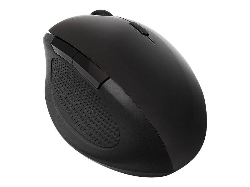 LogiLink ID0139 Ergonomische Maus Funk Optisch Schwarz 6 Tasten 1600 dpi Ergonomisch