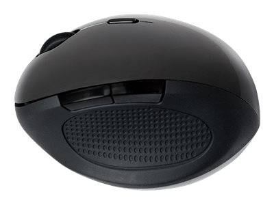 LogiLink ID0139 Ergonomische Maus Funk Optisch Schwarz 6 Tasten 1600 dpi Ergonomisch