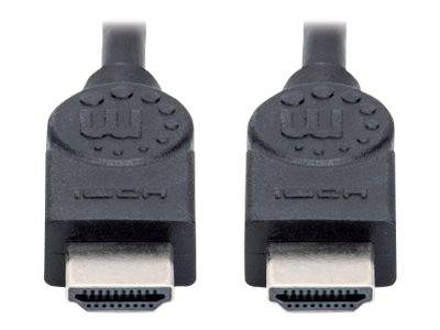 Manhattan HDMI Anschlusskabel HDMI-A Stecker, HDMI-A Stecker 1.50 m Schwarz 355308 4K UHD HDMI-Kabel