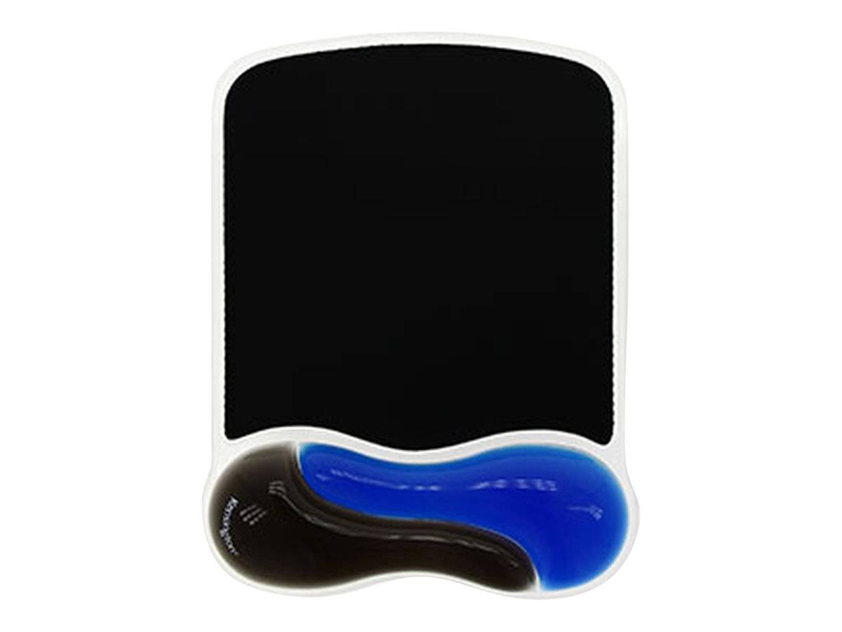 Kensington 62401 repose poignets Duo Gel Wave Mauspad Ergonomisch Blau, Schwarz