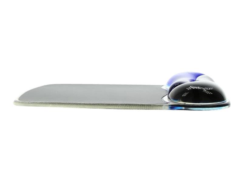 Kensington 62401 repose poignets Duo Gel Wave Mauspad Ergonomisch Blau, Schwarz