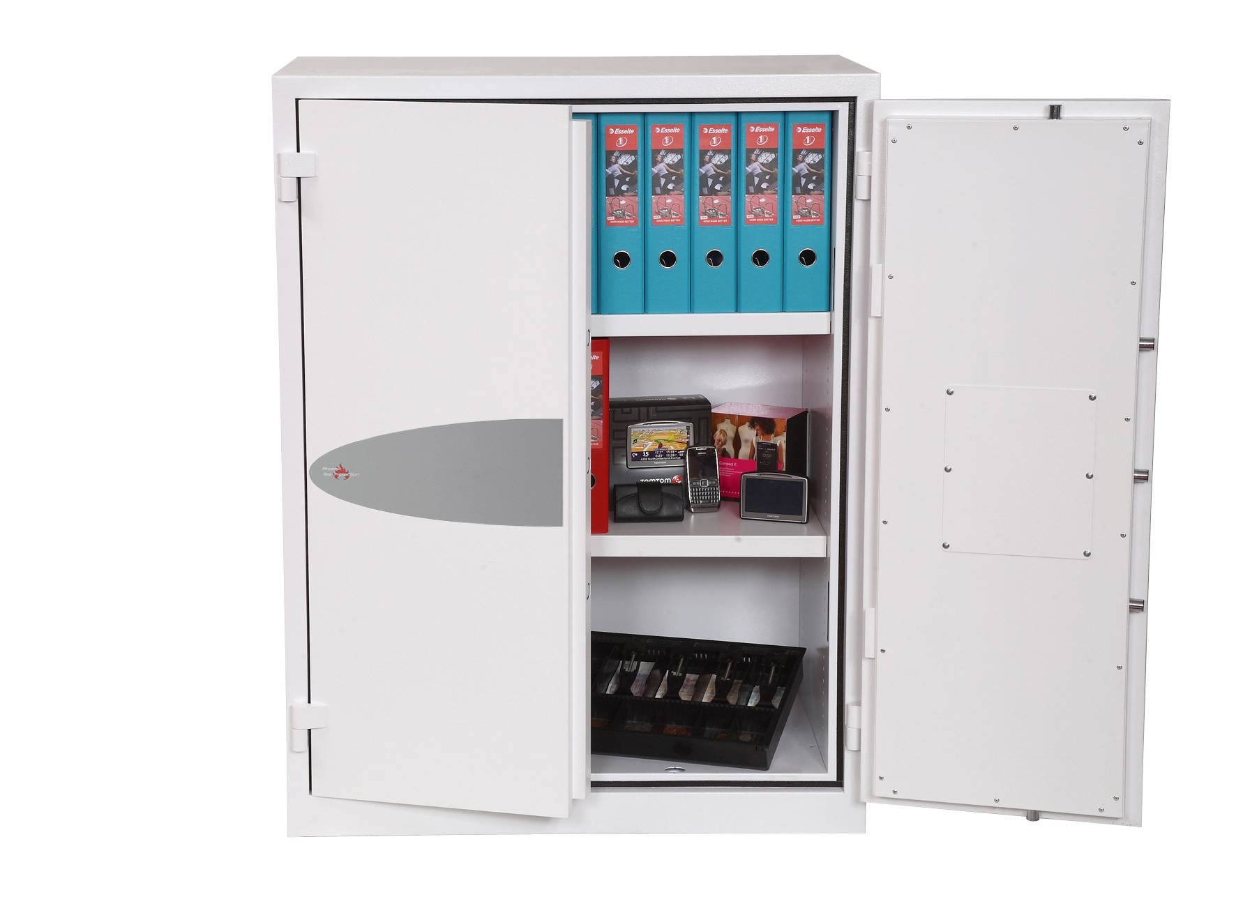 Phoenix Safe Co. FS1652E, Bodensicher, Weiß, Elektronisch, 346 l, Flur, 2 Regale