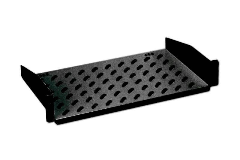 Digitus DN-19 TRAY-2-SW 19 Zoll Netzwerkschrank-Geräteboden 2 HE Festeinbau Geeignet für Schranktiefe: ab 600 mm Schwarz