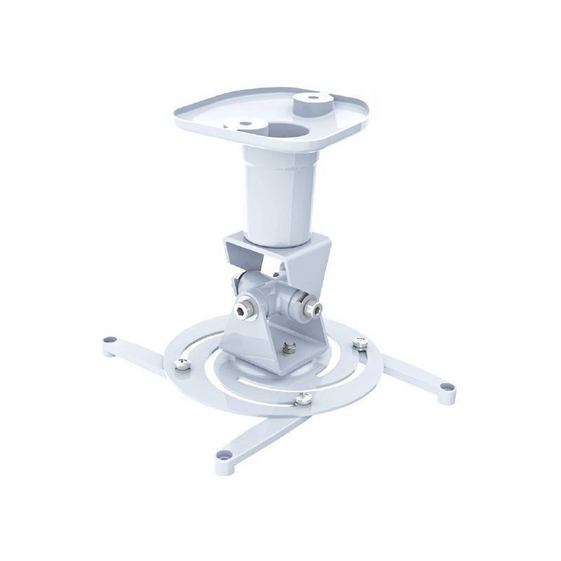 TECHly ICA-PM-100WH Beamer-Deckenhalterung Neigbar, Drehbar Boden-/Deckenabstand (max.): 218 mm Weiß