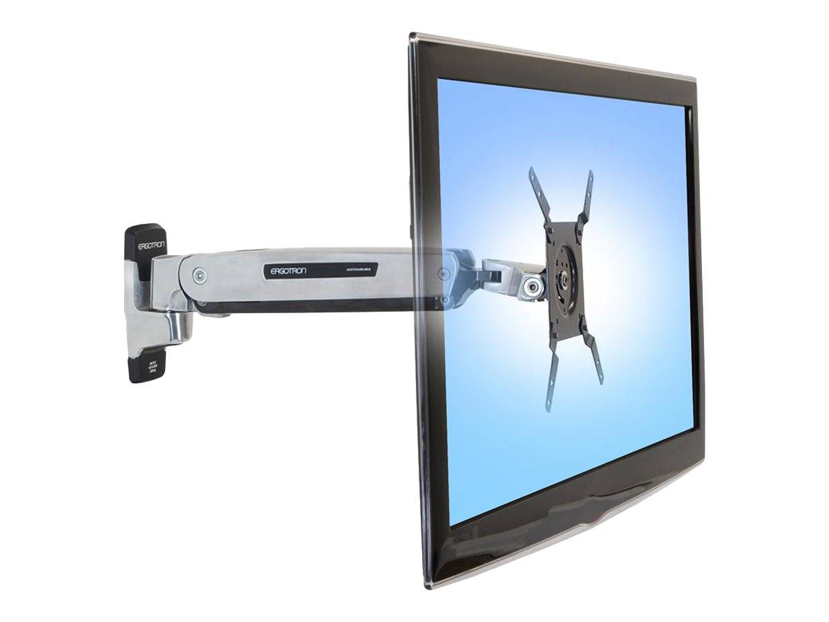 Ergotron Interactive Arm LD 1fach Monitor-Wandhalterung 38,1 cm (15") - 106,7 cm (42") Schwarz, Silber Neigbar+Schwenkbar, Rotierbar