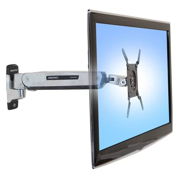 Ergotron Interactive Arm LD 1fach Monitor-Wandhalterung 38,1 cm (15") - 106,7 cm (42") Schwarz, Silber Neigbar+Schwenkbar, Rotierbar