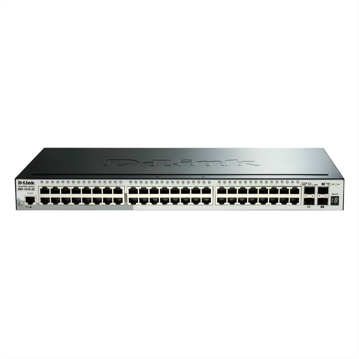 D-Link DGS-1510-52XMP Netzwerk Switch 52 Port PoE-Funktion