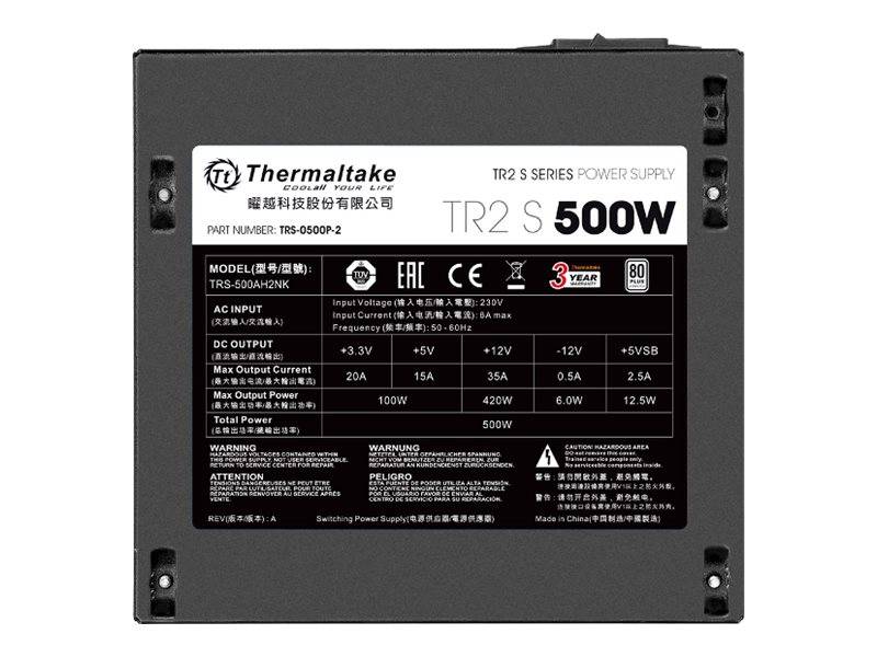 Thermaltake TR2 S PC Netzteil 500 W ATX 80PLUS®