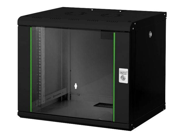 Digitus DN-19 09-U-SW 19 Zoll Wandgehäuse (B x H x T) 600 x 509 x 450 mm 9 HE Schwarz (RAL 9005)