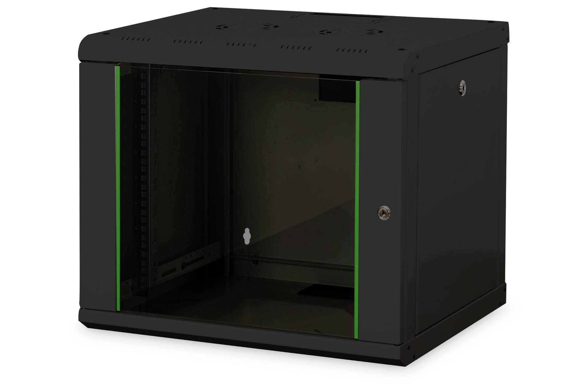 Digitus DN-19 09-U-SW 19 Zoll Wandgehäuse (B x H x T) 600 x 509 x 450 mm 9 HE Schwarz (RAL 9005)