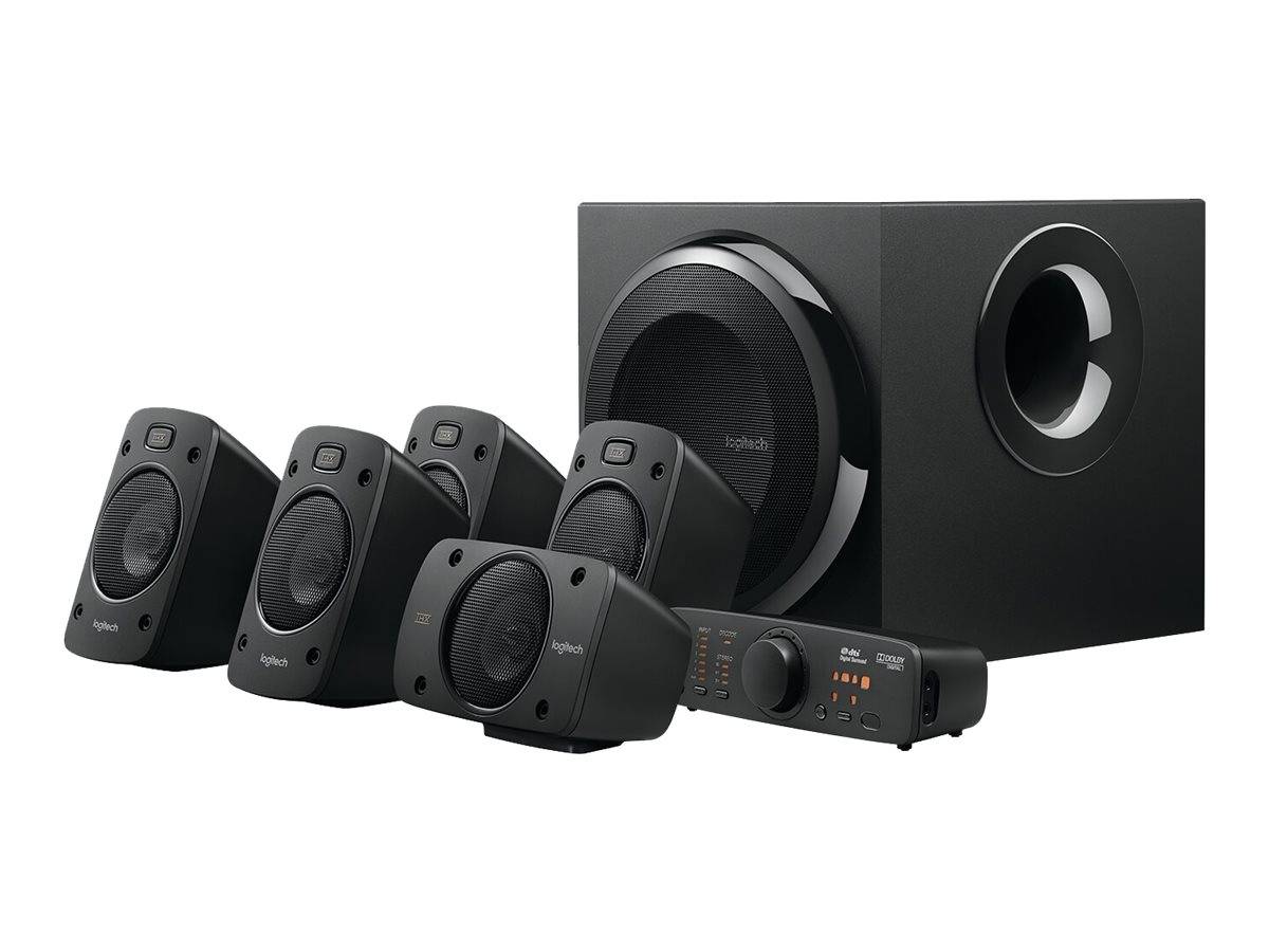 Logitech Z906 5.1 PC-Lautsprecher Kabelgebunden 500 W Schwarz