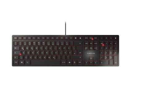 CHERRY KC6000 Slim USB Tastatur Englisch, QWERTY Schwarz