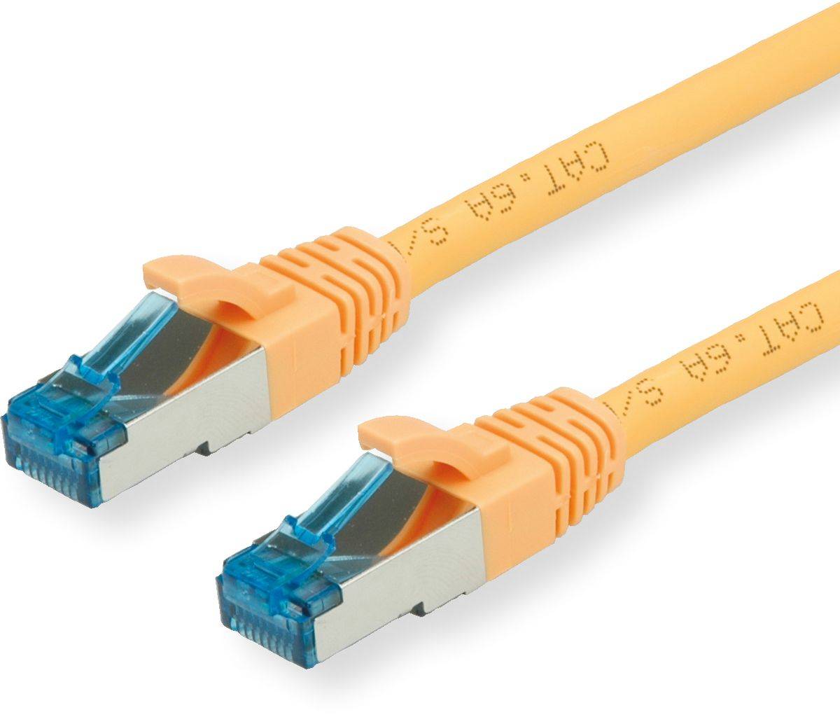 Value 21.99.1992 RJ45 Patchkabel CAT 6a S/FTP 1.50 m Gelb 1 St.