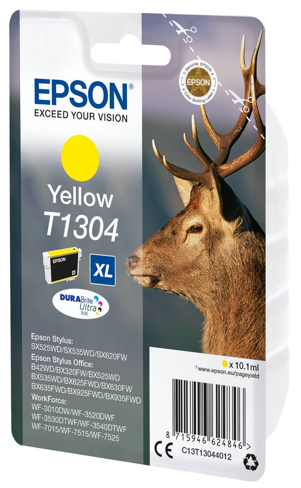 Epson Druckerpatrone T1304 Original Gelb C13T13044012