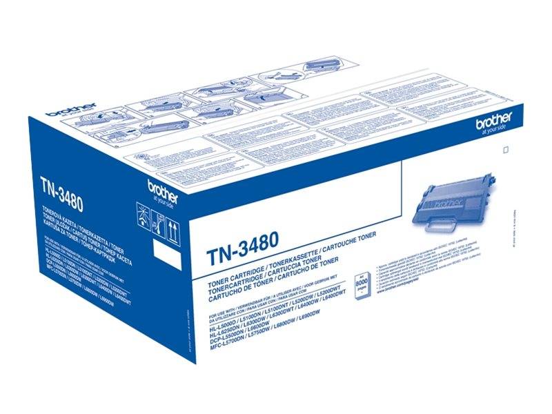Brother Toner TN-3480 Original Schwarz 8000 Seiten TN3480