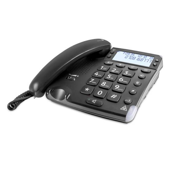 DORO Magna 4000 - Telefon mit Schnur mit Rufnummernanzeige/Anklopffunktion