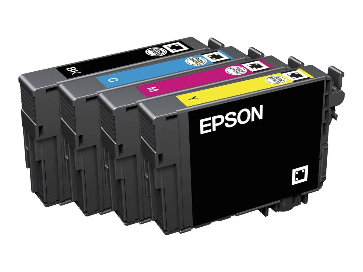 Epson Druckerpatrone T1806, 18 Original Kombi-Pack Schwarz, Cyan, Magenta, Gelb C13T18064012