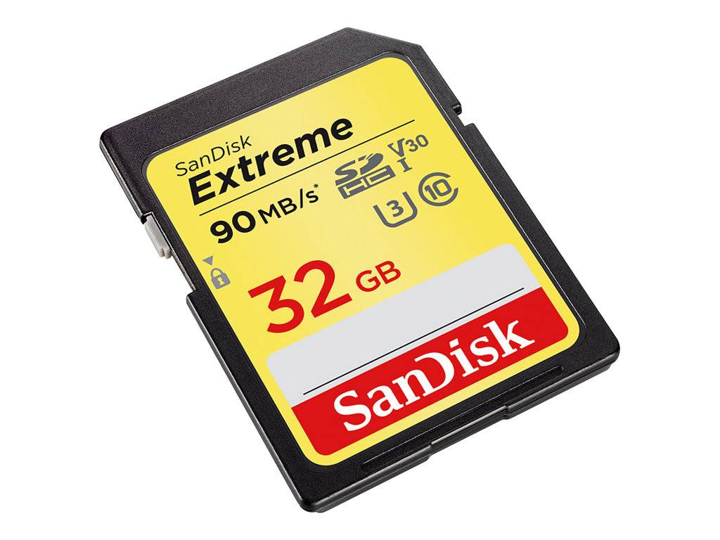 SanDisk Extreme® SDHC-Karte 32 GB Class 10, UHS-I, UHS-Class 3