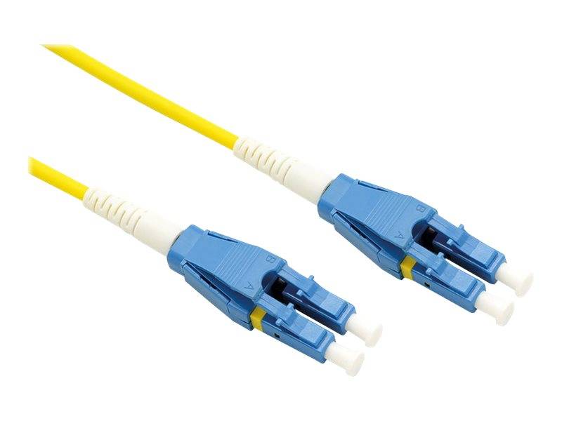ROLINE LWL-Kabel Duplex, Single Mode 9/125µm OS2, LC/LC, gelb, 0,5 m