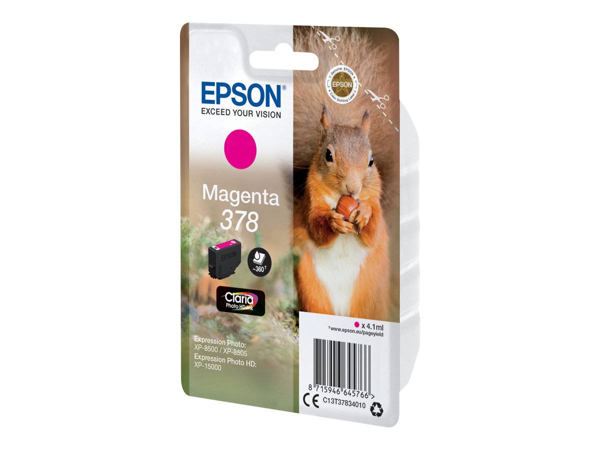 Epson Druckerpatrone T3783, 378 Original Magenta C13T37834010