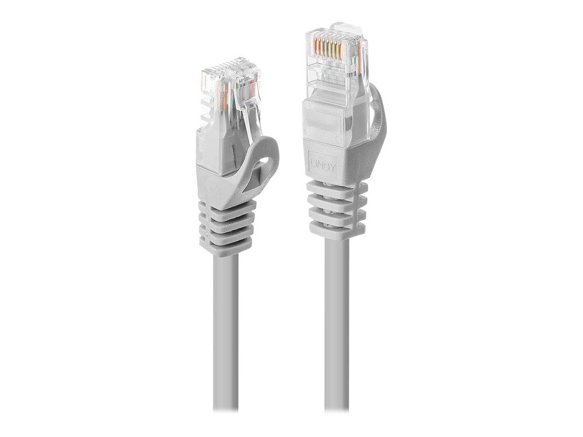 LINDY Patchkabel Cat6 U/UTP Basic grau 7.50m