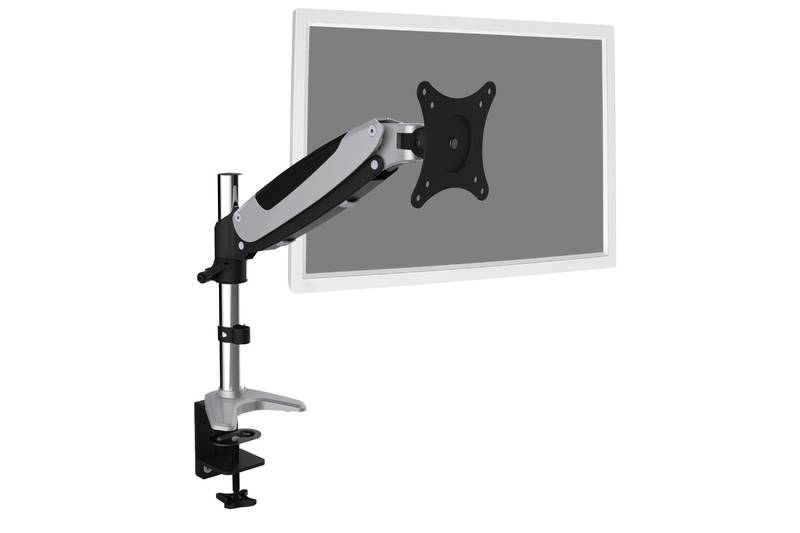 DIGITUS - Universal Single Monitorhalter mit Gasdruckfeder und Klemmbefestigung