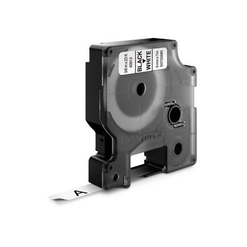 DYMO D1 - Selbstklebend - Schwarz auf Weiß - Rolle (0,9 cm x 7 m)