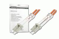 Digitus DK-2533-03 Glasfaser LWL Anschlusskabel [1x LC-Stecker - 1x LC-Stecker] 50/125 µ Multimode OM2 3.00 m