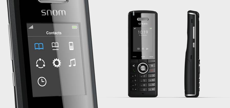 SNOM M65 DECT Mobilteil Schwarz