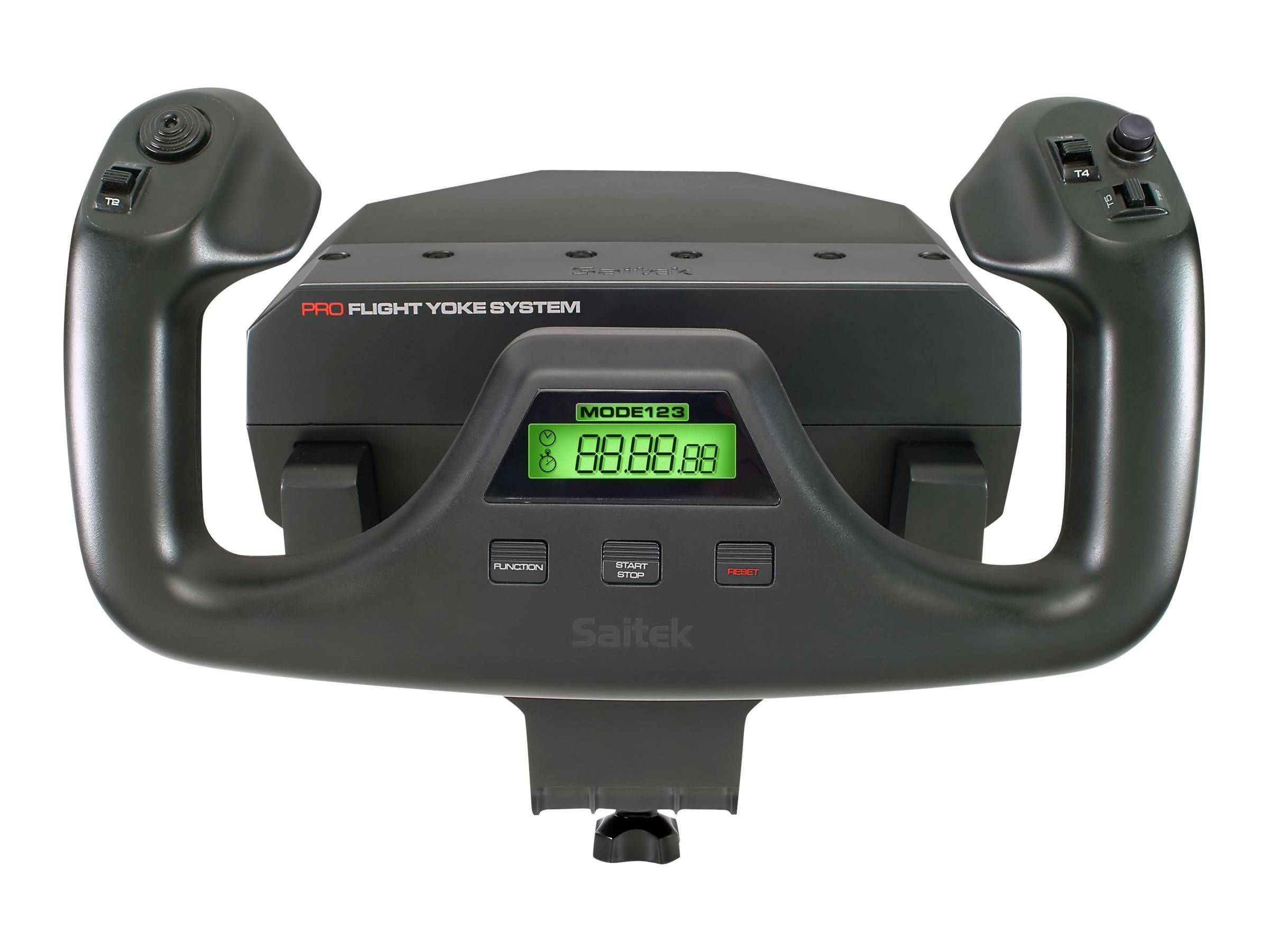 Logitech Gaming Saitek Pro Flight Yoke System PZ44 Flugsimulator-Steuerhorn USB PC Schwarz Schraubbefestigung