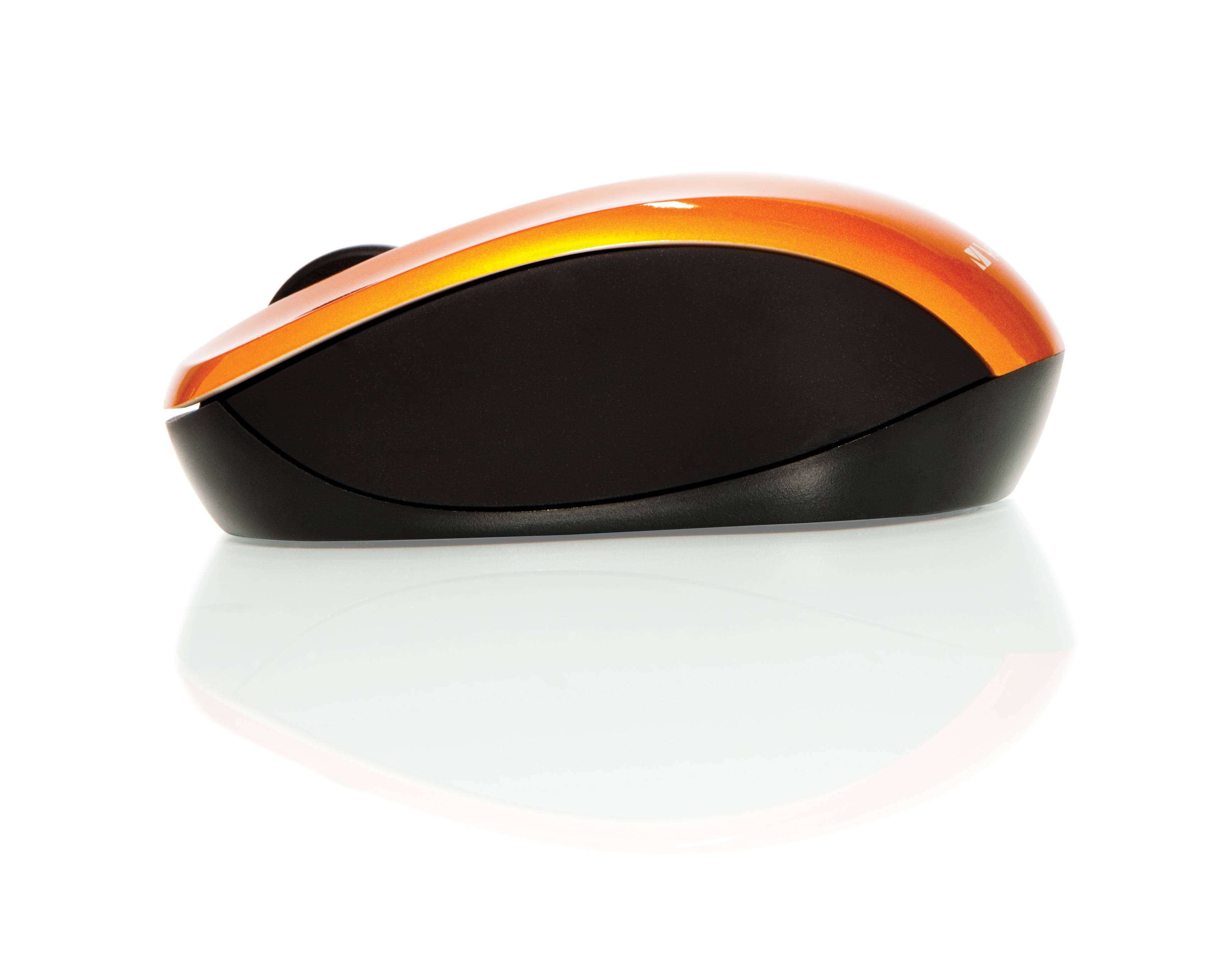 Verbatim Go Nano Maus Funk Optisch Orange 3 Tasten 1600 dpi