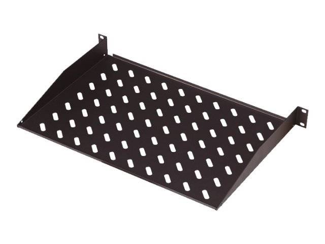 Digitus DN-19 TRAY-1-400-SW 19 Zoll Netzwerkschrank-Geräteboden 1 HE Festeinbau Geeignet für Schranktiefe: ab 600 mm Schwarz (RAL 9005)