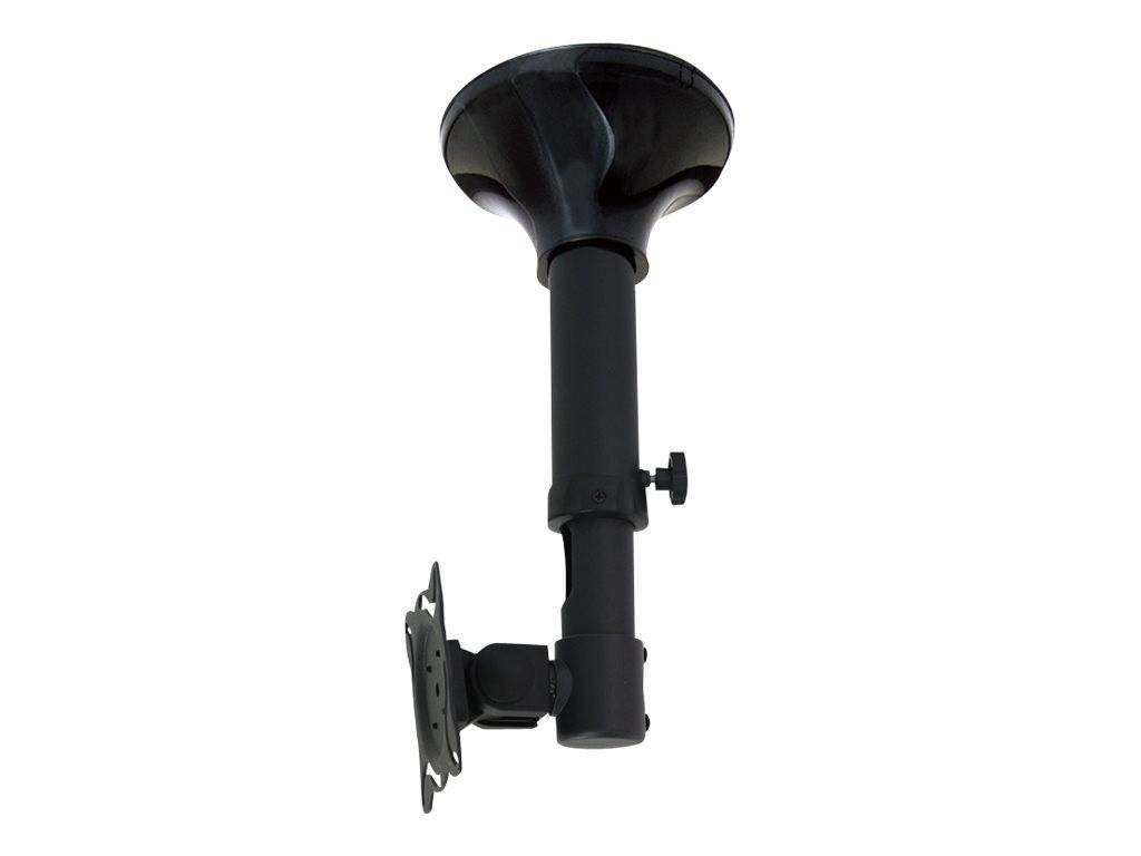 Neomounts FPMA-C025BLACK 1fach Monitor-Deckenhalterung 25,4 cm (10") - 76,2 cm (30") Schwarz Neigbar, Deckenhalter, Rotierbar