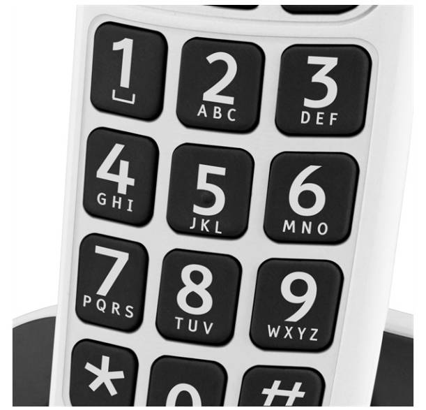 DORO PhoneEasy 100w - Schnurlostelefon mit Rufnummernanzeige