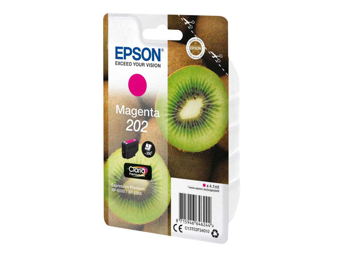 Epson Druckerpatrone T02F3, 202 Original Magenta C13T02F34010
