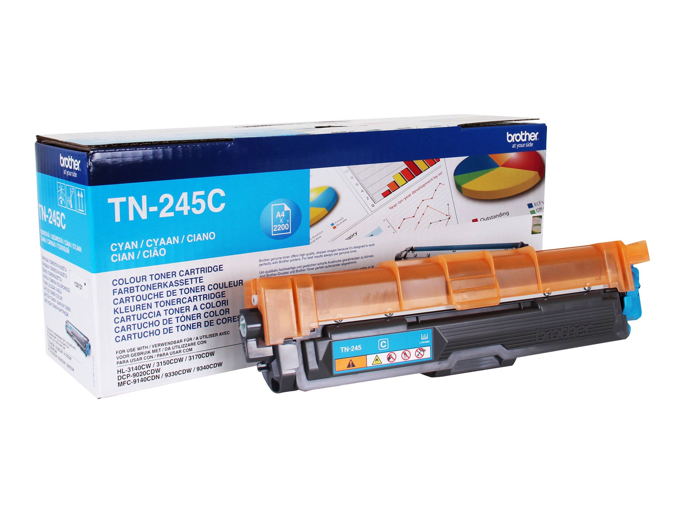 Brother Toner TN-245C Original Cyan 2200 Seiten TN245C