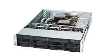 Supermicro 825TQC-R802LPB Benchtable PC-Gehäuse Schwarz