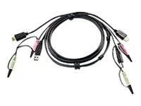 ATEN 2L-7D02UH - Video- / USB- / Audio-Kabel - USB, mini-phone stereo 3.5 mm, HDMI (M)