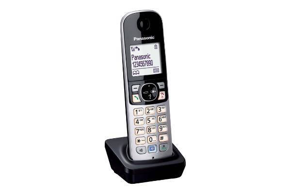 Panasonic KX-TGA681EXB DECT Mobilteil Schwarz, Silber