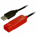 LINDY USB-Kabel USB 2.0 USB-A Stecker, USB-A Buchse 12.00 m Schwarz 42782